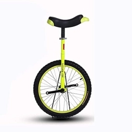 CukyI Fahrräder Kleines 14-Zoll-Reifen-Einrad für Kinder, Jungen und Mädchen, Geschenk, Anfänger, Kinder, trainieren Fitness, ein Rad, gelbes Fahrrad, auslaufsicheres Butyl-Reifenrad, Tragkraft: 150 kg, langlebi