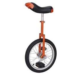 Lhh Fahrräder Lhh Einrad 16"Wheel Trainer Einrad, Höhenverstellbare, rutschfeste Mountain Tire Balance Radsportübung, mit Flacher Schulter Standardgabel (Color : Red)