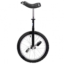 lilizhang Einräder lilizhang 18-Zoll-Einrad for Kinder und Erwachsene, einstellbares Einrad mit Legierungsrand einstellbar (Color : Black)