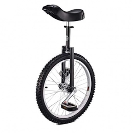 lilizhang Einräder lilizhang 20-Zoll-Rad-Einrad for Erwachsene Teenager Anfänger, Einstellbarer Sitz, hochfeste Mangan-Stahlgabel, lasthaltiger 200 kg / 440 lbs (Color : Black)