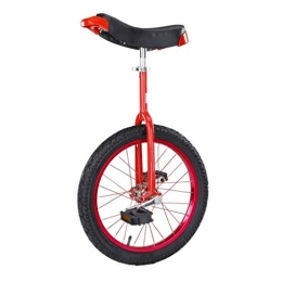 lilizhang Einrad einstellbar Einzelradbilanz Fahrrad Skidfest Akrobatik Requisiten Wettbewerbsübung Fahrrad Konturierter ergonomischer Sattel / 18 Zoll (Size : Red)
