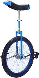 LJHBC Fahrräder LJHBC Luxus Einrad 18" / 20" Einrad Kind / Erwachsener Einrad trainieren Höhenverstellbar Rutschfester Butyl-Bergreifen Balance Fahrradübung Blau(Size:20in, Color:Blau)