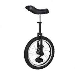LNDDP Einräder LNDDP Freestyle Unicycle 16 Zoll Single Round Kinder 'Adult Adjustable Height Balance Balance Radfahren bung Schwarz