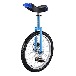 MXSXN Einräder MXSXN Einrad Einstellbar Kinder Einrad 20 Zoll Balance Übung Spaß Fahrrad Fitness, für Kinder Von 13-18 Jahren, Bequemer Sitz und Rutschfestes Rad, Blau