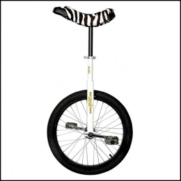  Einräder QU-AX Einrad 20" Luxus Alufelge / Reifen schwarz / Zebra-Sattel schwarz Fahrrad