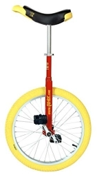 QU-AX Fahrräder QU-AX Einrad Luxus 20 Zoll rot gelb