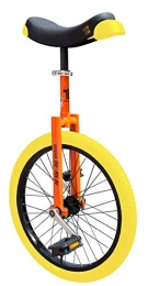 QU-AX Einräder QU-AX Luxus Einrad 406 mm (20″) orange mit gelben Reifen