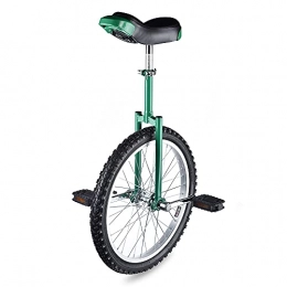 ReaseJoy Einräder ReaseJoy 20" Wheel Trainer Unicycle 2.125" Skidproof Butyl Mountain Tire Balance Cycling Exercise with Free Stand Green