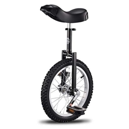 SSZY Fahrräder SSZY Einrad 18-Zoll-Einräder für Kinder / Jungen / Mädchen / Anfänger, Hochleistungsfahrräder mit Rutschfestem Bergreifen, für Spaßübungen, Über 200 Pfund (Color : Black)