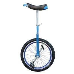 SSZY Fahrräder SSZY Einrad Kinder (6 / 7 / 8 Jahre Alt) 16-Zoll-Einrad, Jungen / Mädchen, Outdoor-Sport-Laufrad, mit Alu-Felge Und Ständer, Höhenverstellbar (Color : Blue)