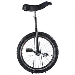  Einräder Teen / Big Kids / Child Outdoor Einrad, 18 Zoll Wheel Balance Cycling Einrad mit Alufelge & Ständer, Benutzerhöhe 140-165 cm (Color : Black, Size : 18")