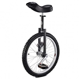 TTRY&ZHANG Fahrräder TTRY&ZHANG 20-Zoll-Rad-Einrad für Kinder / Anfänger / männlich Teenager, mit Legierungsrand & Skidfest Reifen & Einrad-Stand, Spaß-Fitness-Balance-Radfahren (Color : Black)