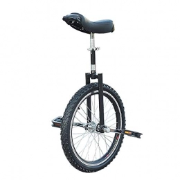 TTRY&ZHANG Einräder TTRY&ZHANG 20-Zoll-Rad Weibliche / männlich Teenager-Einrad, tragbarer Anfänger-Trainer-Balance-Walancen, frei Stand-Fahrräder, dichtestres Reifen (Color : Black)