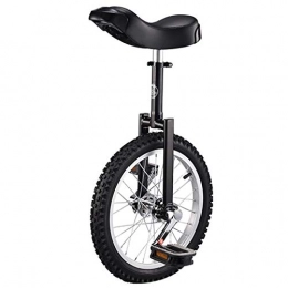 TTRY&ZHANG Einräder TTRY&ZHANG Radfahren mit Einrad-Stand, Hochleistungs-Erwachsene-Einräte, Outdoor-Sport-Fitness-Fahrrad, Last 150kg / 330 £ (Color : Black, Size : 16INCH)