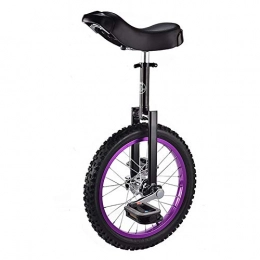 TTRY&ZHANG Fahrräder TTRY&ZHANG Unicycle-Fahrradkinder, Outdoor-Sport-Fitness-Übungsgesundheit, zum Gleichgewicht Radfahren als Kindergeschenke, einfach zu montieren (Color : Purple, Size : 18")