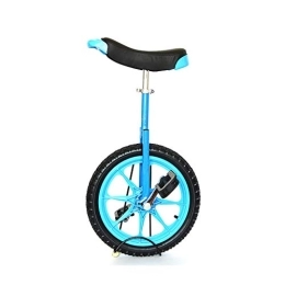 TXTC Einräder TXTC Einrad 16 Zoll for Anfänger Kinder Und Erwachsene Verdickte Kinder Competitive Einrad Laufrad -Fahrrad Mit Aluminiumlegierung Lock, Adjustable Seat (Color : Blue)