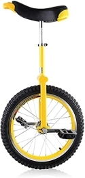  Fahrräder Unicycle Bicycle with Wheels Adult Big Kids Unisex Adult Beginner Yellow Unicycle Load 150kg / 330lb (Size : 18inch) (20inch)