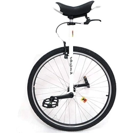  Fahrräder Unicycle Einrad Heavy Duty 28-Zoll-Rad-Einrad für Erwachsene / supergroße Personen / Trainer (weiß)