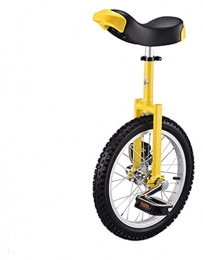Unicycles Einräder Unicycles für Erwachsene Kinder, einstellbares Fahrrad 16"18" 20"Radtrainer, Skidfest Reifen Zyklus Gleichgewicht Einrad für Anfänger Kinder Erwachsene Übung Spaß Fitness (Farbe: gelb)