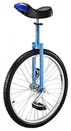 Unicycles Fahrräder Unicycles Unisex, 16.11.201.24 Zoll-Rad-Einrad für Erwachsene Teenagers Anfänger, hochfeste Mangan-Stahlgabel, Einstellbarer Sitz (Color : Blue, Size : 16 Inch Wheel)