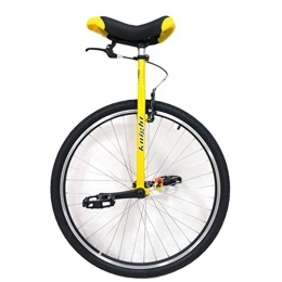 WAHHWF Einrad 28 Zoll Einrad für Erwachsene, Größe von großen Menschen von 160-195 cm (63"-77"), Schwerlast Einrad mit Handbremse, 150 kg belasten (Color : Yellow, Size : 28 inch)