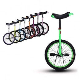 AHAI YU Einräder Wettbewerb Unicycle Balance Robdy 16.12.20 / 24 Zoll Einräte für Anfänger / Jugendliche, mit dichtestes Butyl-Reifenrad Radfahren Outdoor-Sport-Fitness-Übungsgesundheit ( Color : GREEN , Size : 20INCH )