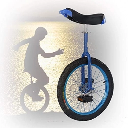YQG Fahrräder YQG 16 / 18 / 20 / 24 Zoll Einrad, Starker Manganstahlrahmen Freestyle Einrad for Kinder Erwachsene Anf?nger Leicht Zusammenzubauen (Color : Blue, Size : 16 inch)
