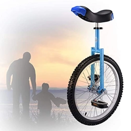 YQG Fahrräder YQG 18 / 20 Zoll Einrad, Felgenrahmen Aus Aluminiumlegierung Und Verstellbare Sitzklemme Mit Schnellverschluss for Anf?nger / Profis / Kinder / Erwachsene (Color : Blue, Size : 20 inches)