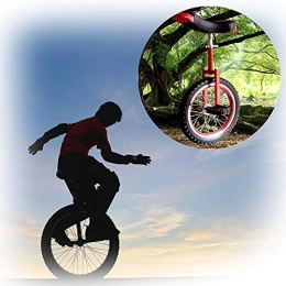 YQG Fahrräder YQG Einrad, Balance Radfahren übung 16 / 18 / 20 Zoll Verstellbarer Und Abnehmbarer Sitz for Benutzer Unterschiedlicher Gr?e (Color : Red, Size : 16 inches)