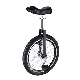 YQG Fahrräder YQG Einrad, H?henverstellbares Einrad-Einrad 16 / 18 / 20 Zoll Geeignet for Erwachsene / Kinder Mit Einer H?he Von 1, 25-1, 75 M (Color : Black, Size : 16 inches)