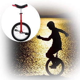 YQG Einräder YQG Einrad Im Freien, Unisex 16 / 18 / 20 Zoll Rad Einrad Skidproof Mountain Tire Balance Radfahren übung for Erwachsene Kinder (Color : Red, Size : 20 inches)
