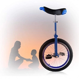 YQG Fahrräder YQG Trainer Einrad, Unisex 16 / 18 / 20 Zoll Rad Einrad H?henverstellbar Rutschfester Reifenzyklus Für Anf?nger / Kinder / Erwachsene (Color : Blue, Size : 16 inch)