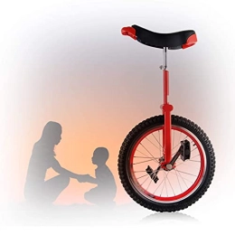 YQG Fahrräder YQG Trainer Einrad, Unisex 16 / 18 / 20 Zoll Rad Einrad H?henverstellbar Rutschfester Reifenzyklus Für Anf?nger / Kinder / Erwachsene (Color : Red, Size : 20 inch)