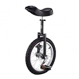 YYLL Einräder YYLL 18" Einrad Cycling Bike mit bequemem Freigabe-Sattel-Sitz, Mountainbike Rad Rahmen for Juggling / Firmen Outdoor Sports (Color : Black, Size : 16inch-b)