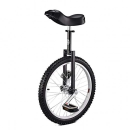 YYLL Einräder YYLL Schwarz Freestyle Einrad Geeignet for Höhe 160cm-175cm, Aluminium Einräder for Erwachsene Anfänger, 20 Zoll (Color : Black, Size : 20Inch)