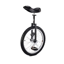 ZSH-dlc Einräder ZSH-dlc Einrad 20 Zoll Single Round Kinder Erwachsene Höhenverstellbar Balance Radfahren Übung Mehrere Farben (Farbe : SCHWARZ, größe : 20 inch)