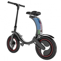 0℃ Outdoor Fahrräder 0℃ Outdoor Faltbares Elektrofahrrad E-Bike für Erwachsene, Elektro-pendlerfahrrad mit Abnehmbarem Lithium-ionen-akku, 48V 350W Motor und Intelligent Einstellbarer Geschwindigkeit, 7A / 20km