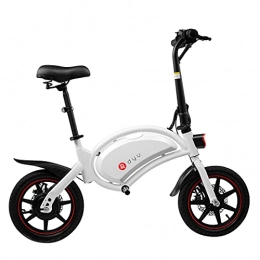 XGODY Fahrräder 14 Zoll E-Bike Pedelec klappbares Elektrofahrrad 36V 6Ah Akku, 250 W Motor E faltbares Citybike für Erwachsene(Weiß)
