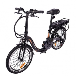 HUOJIANTOU Fahrräder 20' klappbares E-BikeI Faltfahrrad E-Citybike Wayfarer E-Bike Quick-Fold-System 7 Gänge & Hinterradmotor Faltfahrrad Abnehmbar 10AH Lithium-Ionen-Akku E-Bike für Pendler
