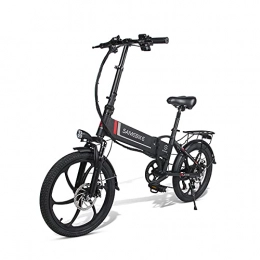 KecDuey Fahrräder 20 Zoll Elektrofahrrad E-Bike, Klappbares Citybike Herren Damen 350W 48V 10.4AH, Elektrische Fahrräder mit LCD Display & Vorder und Rückfahrradbeleuchtung