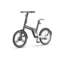 Lamtwheel Fahrräder 20 Zoll Elektrofahrrad Klapprad Ebike 25 Km / h Ultraleichtes Pendler Fahrrad 25Km Range - 200W 6, 2Ah - LCD Bildschirm - Achsgetriebenes Fahrrad für Jugendliche und Erwachsene (Weiß)