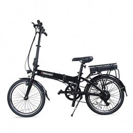 jinclonder Fahrräder 20-Zoll-Elektrofahrrad-Lithiumbatterie fr Erwachsene, Erwachsene Mnner und Frauen, superleichter und praktischer Mini-Roller mit Kleiner Leistung, Laufleistung bis zu 50 km Hybrid-Fahrrad