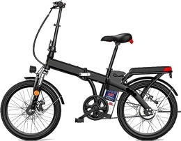 SYSAS Fahrräder 20 zusammenklappbares City-Elektrofahrrad mit 250 W unterstütztem Elektrofahrrad Sport Fahrrad mit abnehmbarem Lithium-Akku 48 V
