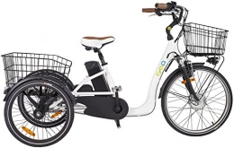 Cyclo2 Fahrräder 24 Zoll Elektro Dreirad Cyclo2 Comfort24 3-Gang , Farbe:weiß, Batteriekapazität:36V Akku mit 10Ah (360 Wh)