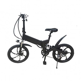 Fbewan Fahrräder 250W Abnehmbare 36V 7.8AH Lithium-Ionen-Akku Strand Schnee Fahrrad Ebike 20" neu Faltbare Electric Mountain Bike, Schwarz