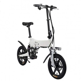 Fbewan Elektrofahrräder 250W Brushless Getriebemotor Folding Electric Bike 20 Zoll-elektrisches Fahrrad Doppelscheibenbremse 36V 7.8Ah austauschbare Lithium-Ionen-Batterie-elektrische Fahrrad-Power-Assist, Weiß