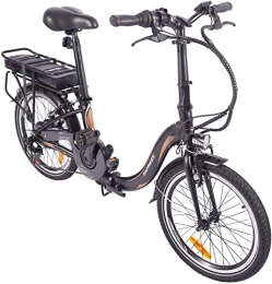 HFRYPShop Fahrräder 250W Elektrofahrrad Klapprad, 20 Zoll E Bike für Damen 36V 10, 4Ah Lithium-Batterie mit 7-Gang Nabenschaltung, Reine Elektrische Reichweite 40-50 km, [EU-konform