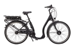 SPRICK Fahrräder 26 Zoll Alu City E Bike Elektro Fahrrad Tiefeinsteiger Shimano 7 Gang Rücktritt schwarz bis 135kg Gesamtgewicht