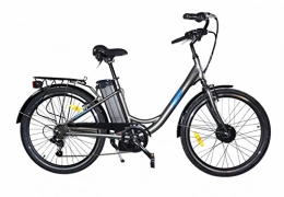 swemo Fahrräder 26 Zoll SWEMO Alu Holland / City Elektrofahrrad SW2602 Neu (Metallgrau)