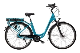 SPRICK Elektrofahrräder 28 Zoll City E Bike Elektro Fahrrad Shimano Nexus 7 Gang Continental türkis